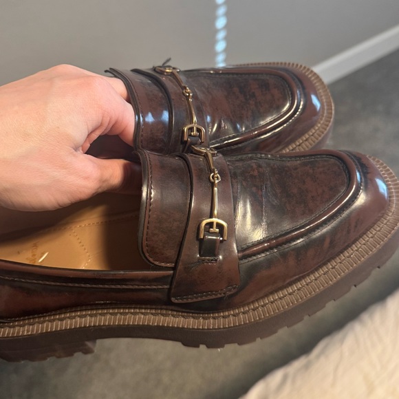 Sam Edelman Tortoise Brown Loafers for Women - Picture 2 of 4